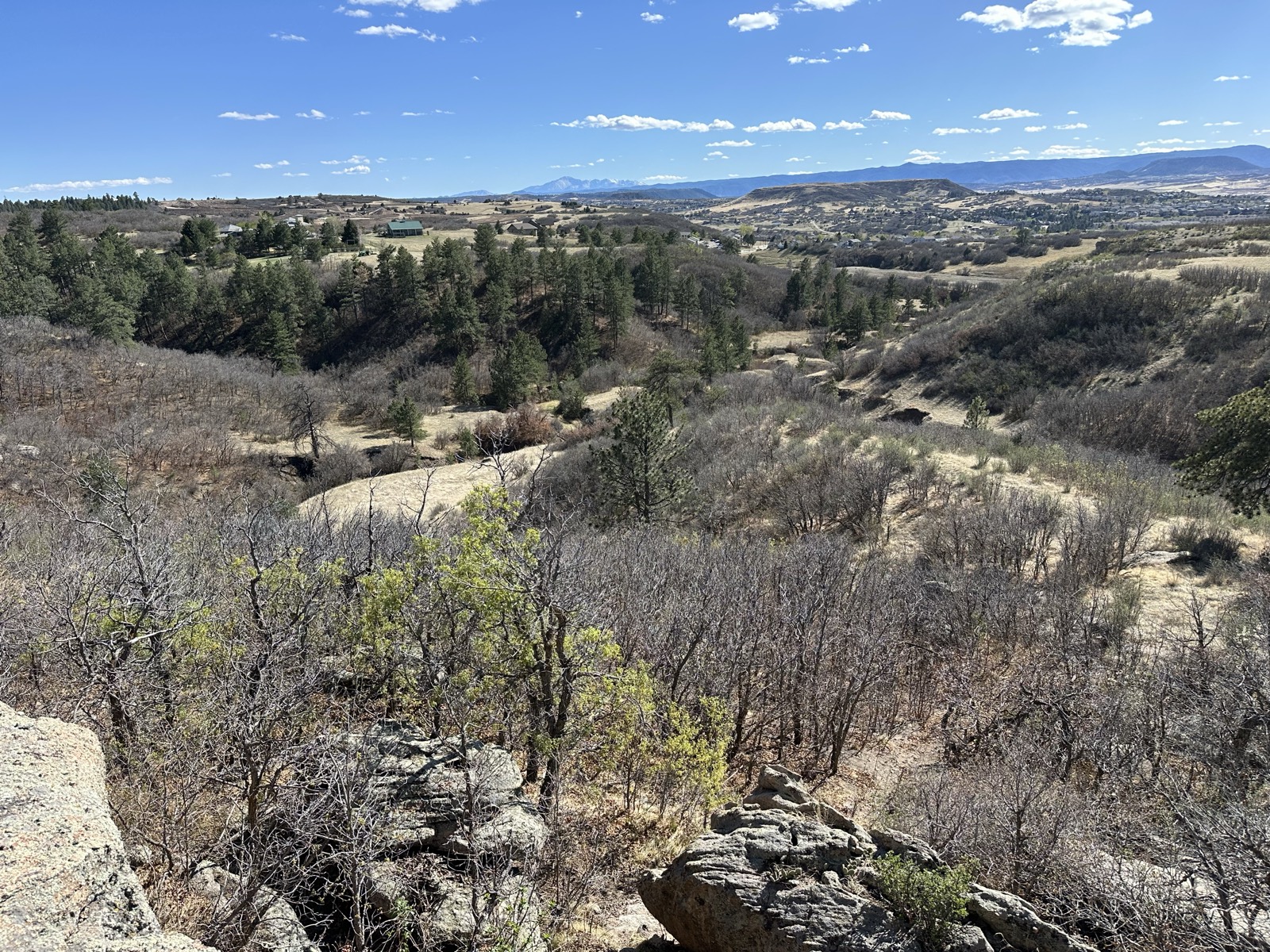 Property terrain toward the foothills